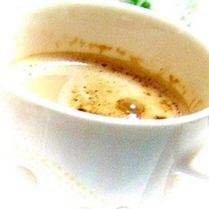 コーヒーで目覚めがよくなる体質いいですね（*^^*）
便利で大好きなレシピに感謝♡♥